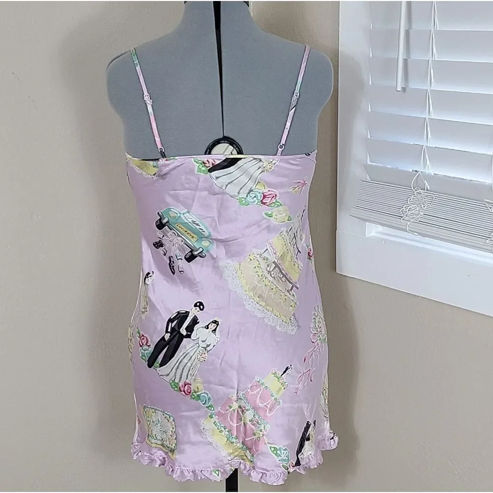 Nick & Nora Wedding Nightgown Pajamas 1990's Y2k - Picture 5 of 16